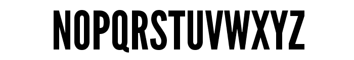 League Gothic Regular Font UPPERCASE