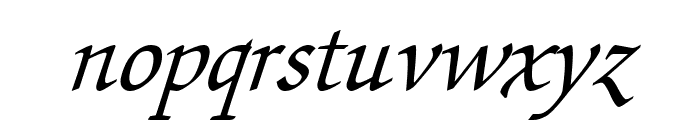 Lekhana Italic Font LOWERCASE