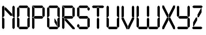 LiquidCrystal-Regular Font UPPERCASE