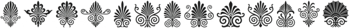 MagnificentOrnaments Regular otf (400) Font UPPERCASE