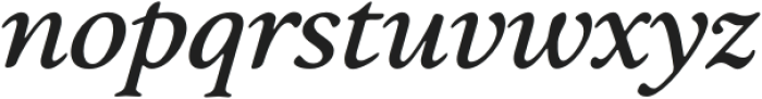 Magreb Semi Bold Italic otf (600) Font LOWERCASE