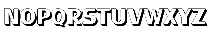 Magistros 3D Regular Font LOWERCASE