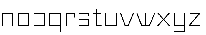 Maiers Neue Nr.8 Reduced Light Expanded Font LOWERCASE