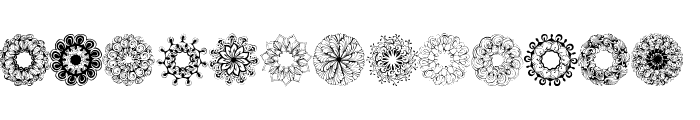 Mandings Demo Font UPPERCASE