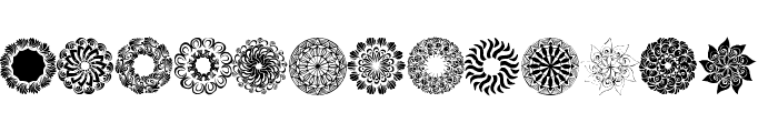 Mandings Demo Font LOWERCASE