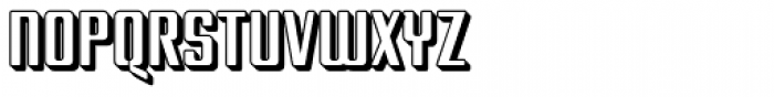 Marjoram 3 D Font UPPERCASE