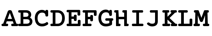 Mechanical Bold Font UPPERCASE