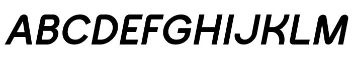 Meltix Bold Italic Demo Font UPPERCASE