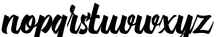 Michail Script  Regular Font LOWERCASE