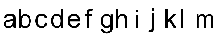 Mitra Mono Font LOWERCASE