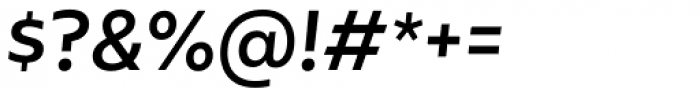 Mohr Medium Italic Font OTHER CHARS