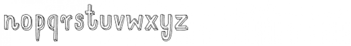 Mr Happy Outline Font LOWERCASE