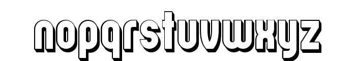 Mundo Hollow Regular Font LOWERCASE