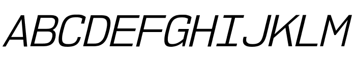 NK57MonospaceBk-Italic Font UPPERCASE