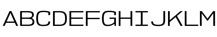 NK57MonospaceExBk-Regular Font UPPERCASE