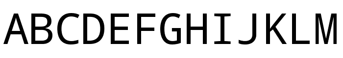 Noto Mono Font UPPERCASE