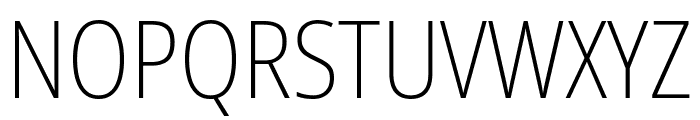 Noto Sans Condensed ExtraLight Font UPPERCASE