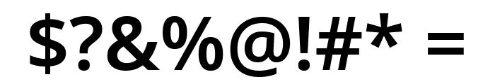 Noto Sans SemiBold Font OTHER CHARS