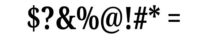 Noto Serif ExtraCondensed Bold Font OTHER CHARS