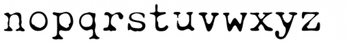 Obsolete Light Font LOWERCASE