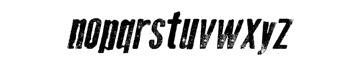 Old Press Italic Font LOWERCASE
