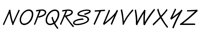 OPTIVanilla Font UPPERCASE