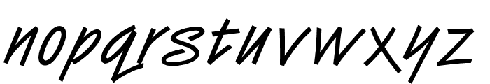 OPTIVanilla Font LOWERCASE