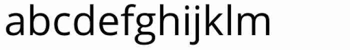 Open Sans Font LOWERCASE