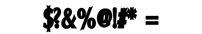 Oregon LDO Condensed Black Font OTHER CHARS