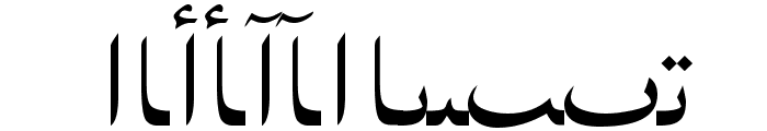 PersianNaskhSSK Font UPPERCASE