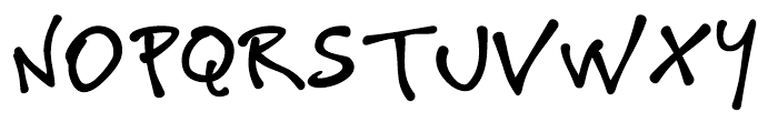 Petescript Regular Font UPPERCASE