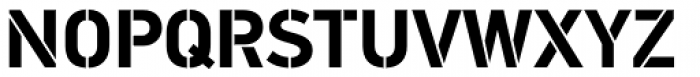 PF DIN Stencil Bold Font UPPERCASE