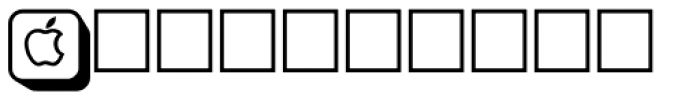 PIXymbols Boxkey Two Bold Font UPPERCASE