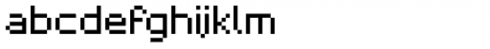 Pixelar Regular Font LOWERCASE