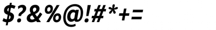 Pluto Condensed Medium Italic Font OTHER CHARS