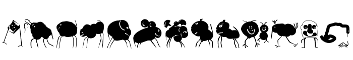 PotatoMonsters Font UPPERCASE