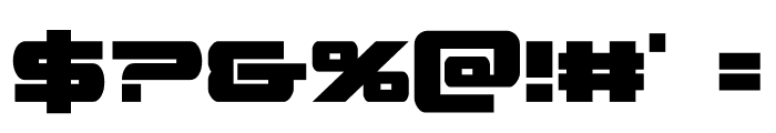 Predataur Condensed Font OTHER CHARS