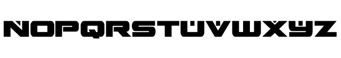 Predataur Condensed Font LOWERCASE