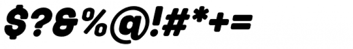 Project Soft Heavy Italic Font OTHER CHARS
