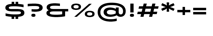 Quantum Latin Semibold Font OTHER CHARS