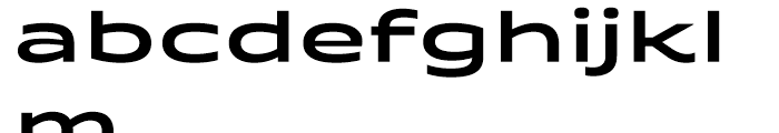Quantum Latin Semibold Font LOWERCASE