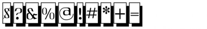 QwatickPlacard Font OTHER CHARS