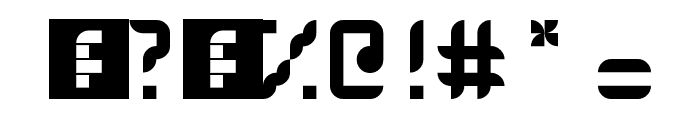 Raptor Regular Font OTHER CHARS