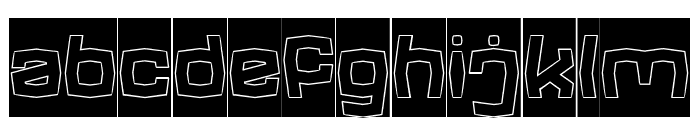 REGGAE BASS Font LOWERCASE