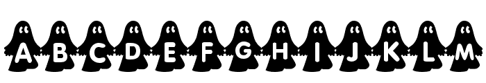rmghost4  graphic Font LOWERCASE
