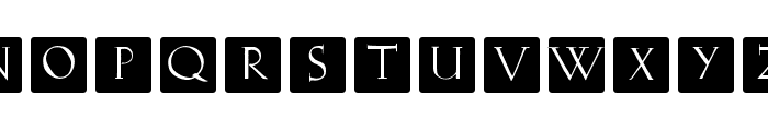 RomanaCapsClassicSquares Font UPPERCASE