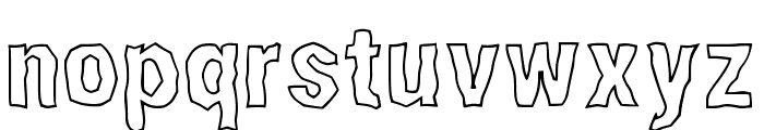 Roughen Corner Regular Font LOWERCASE