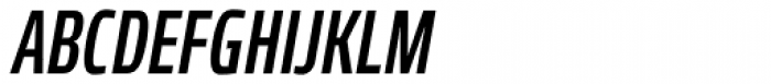 Robusta XCond Medium Italic Font UPPERCASE