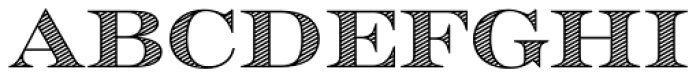Rosella Hatched Font LOWERCASE