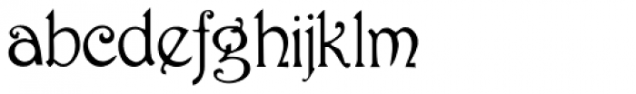 Rossetti Font LOWERCASE